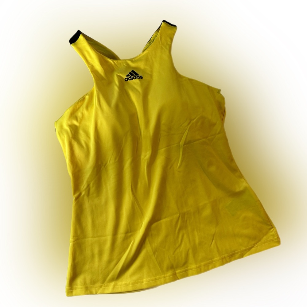 NWT Adidas Y Tank in Bright Yellow Size Medium